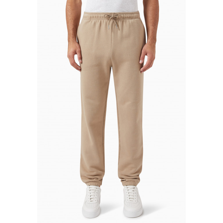 Sandro - Embroidered Sweatpants in Organic Cotton Neutral