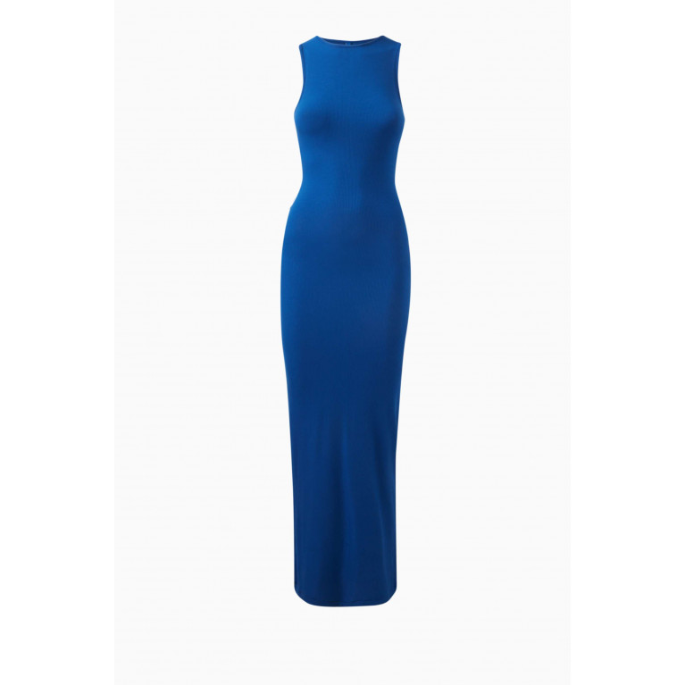 SKIMS - Soft Lounge Sleeveless Maxi Dress in Stretch-modal Cobalt