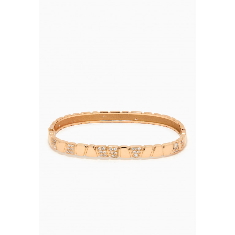 Loyal.e Paris - Ride & Love Semi-pavée Bracelet in 18k Recycled Yellow Gold