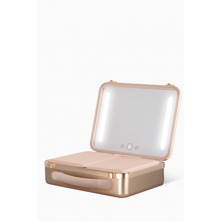 Beautifect - Gold Make-up Organiser with LED Lighting