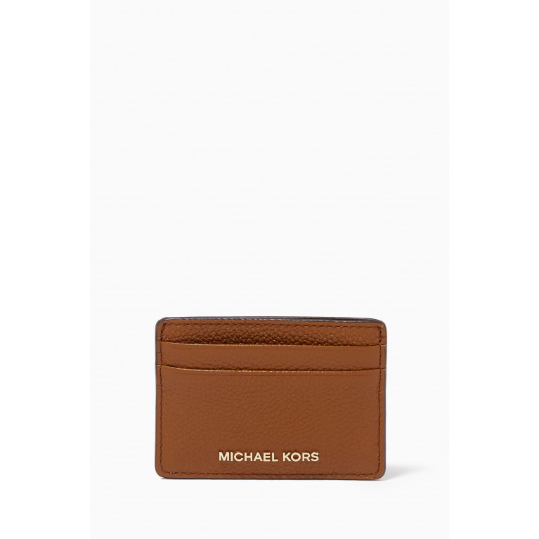 MICHAEL KORS - Card Case in Pebbled Leather