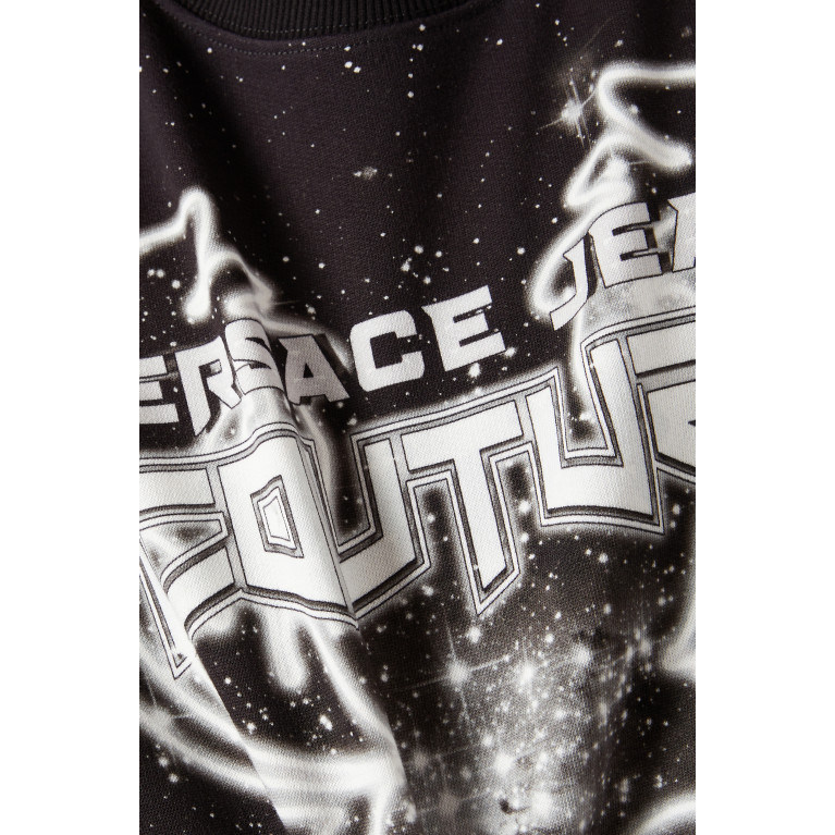 Versace Jeans Couture - Galaxy-print Sweatshirt in Cotton