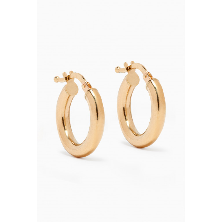 M's Gems - Piccola Hoop Earrings in 18kt Yellow Gold