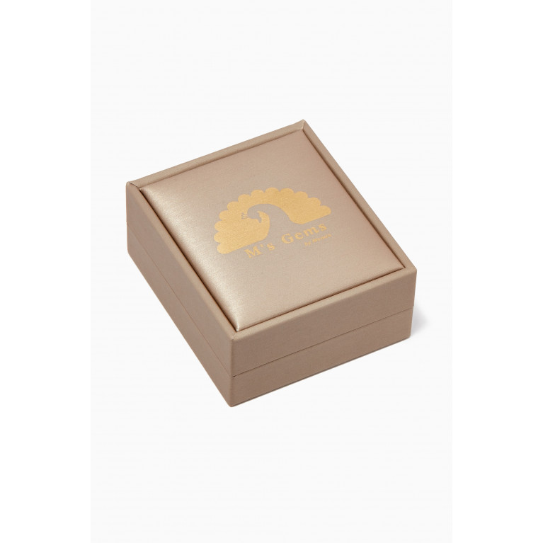 M's Gems - Sinuoso Hoop Earrings in 18kt Yellow Gold