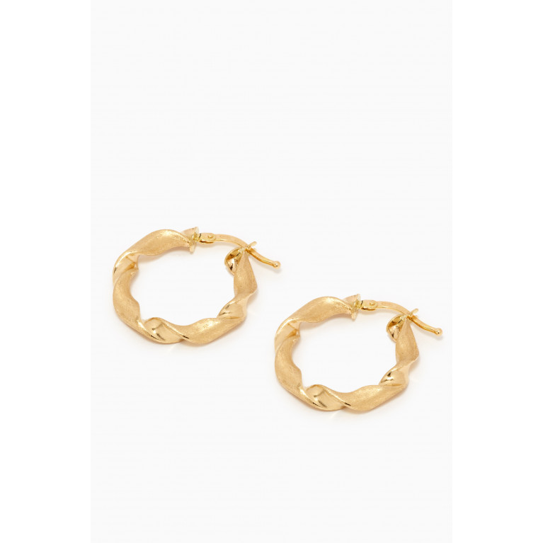 M's Gems - Ventata Hoop Earrings in 18kt Yellow Gold