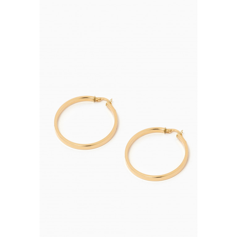 M's Gems - Allora Hoop Earrings in 18kt Yellow Gold