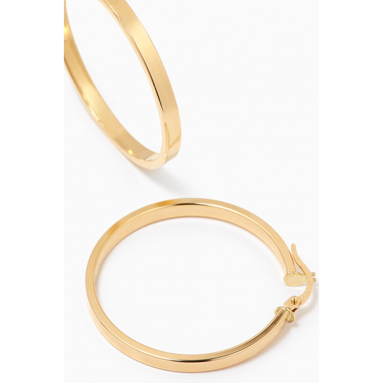 M's Gems - Allora Hoop Earrings in 18kt Yellow Gold