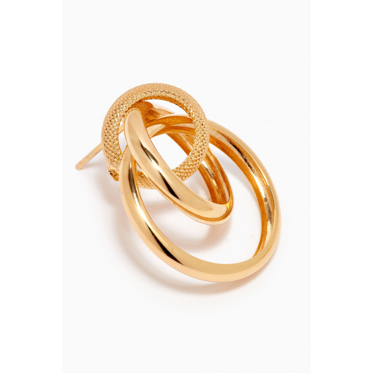M's Gems - Infinito Earrings in 18kt Yellow Gold