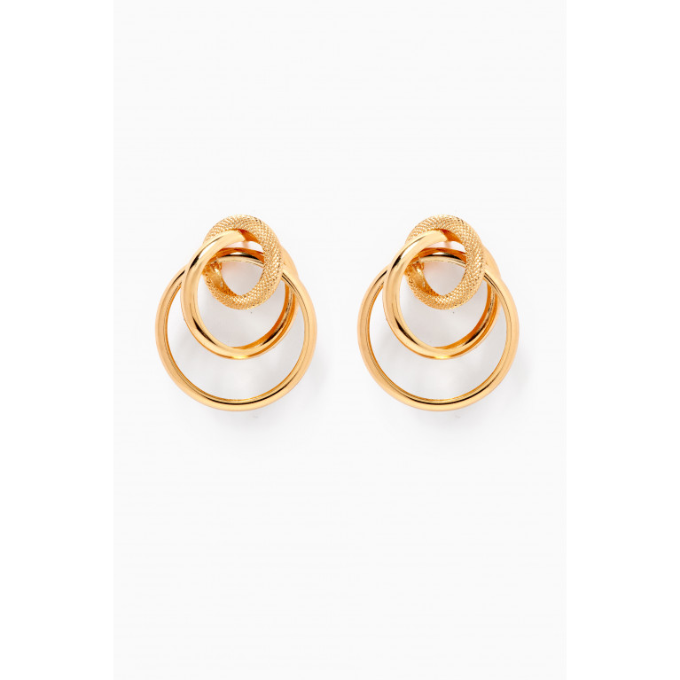 M's Gems - Infinito Earrings in 18kt Yellow Gold