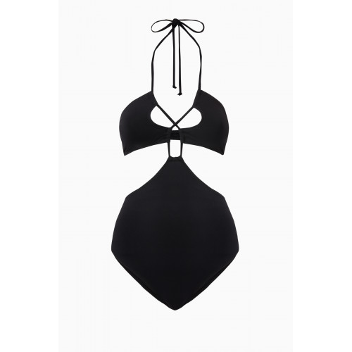 Leslie Amon - Paula One-piece Swimsuit in Stretch Nylon Black