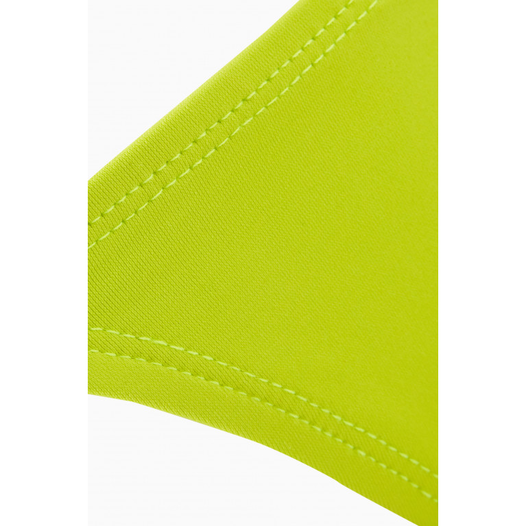 Leslie Amon - Caro Bikini Bottom in Stretch Nylon Green