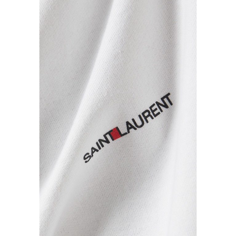 Saint Laurent - SAINT LAURENT Rive Gauche Hoodie in Cotton