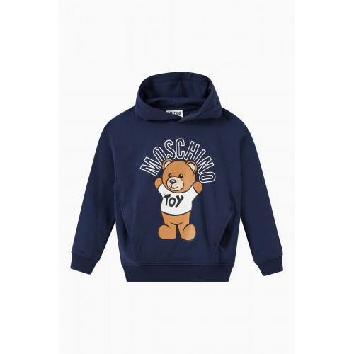 Moschino - Teddy Bear Print Hoodie in Jersey