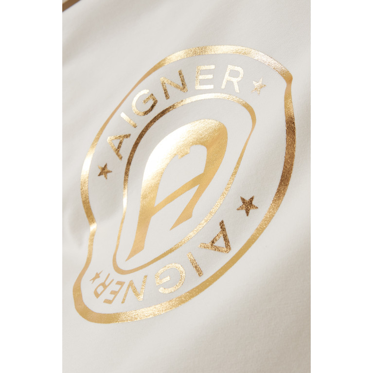 AIGNER - Logo Baby Nest in Pima Cotton