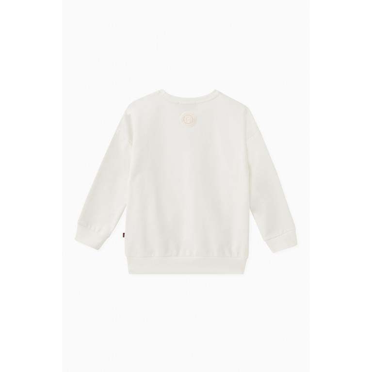 AIGNER - Cats in Bag Sweatshirt in Cotton White