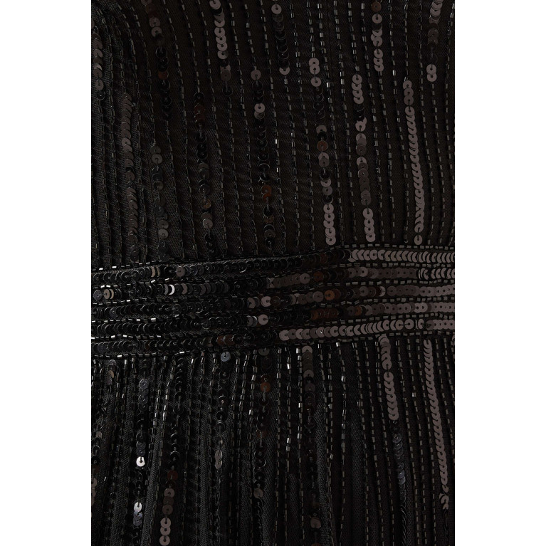 Mac Duggal - Sequin Gown Black