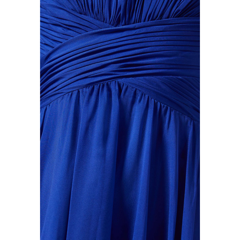 Mac Duggal - Ruffle Tiered Gown in Chiffon Blue