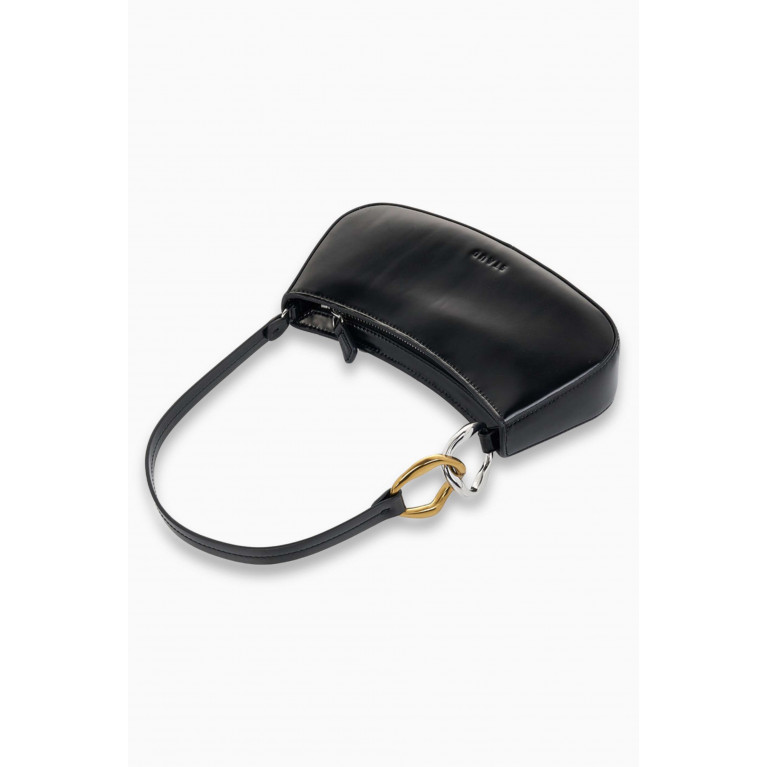Staud - Ollie Shoulder Bag in Leather Black