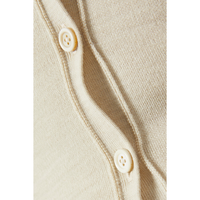 Chloé - Button-up Shirt Dress in Merino Wool Knit