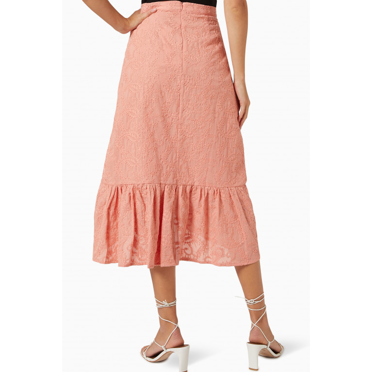 Minkpink - Geneva Midi Skirt in Cotton