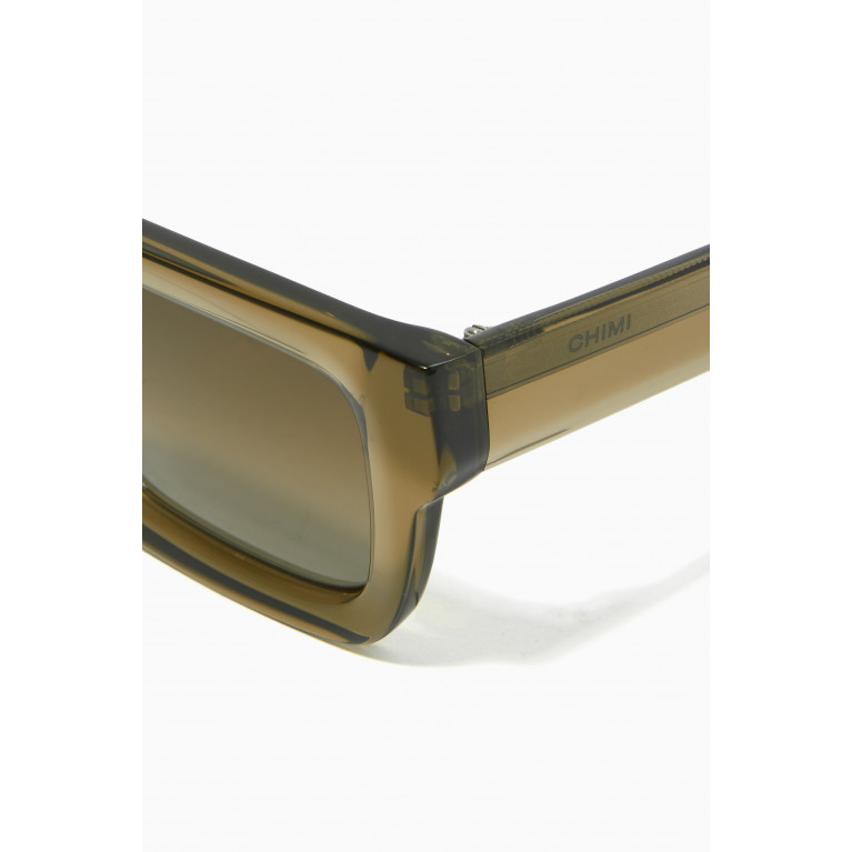 Chimi - 05 Sunglasses in Acetate Green