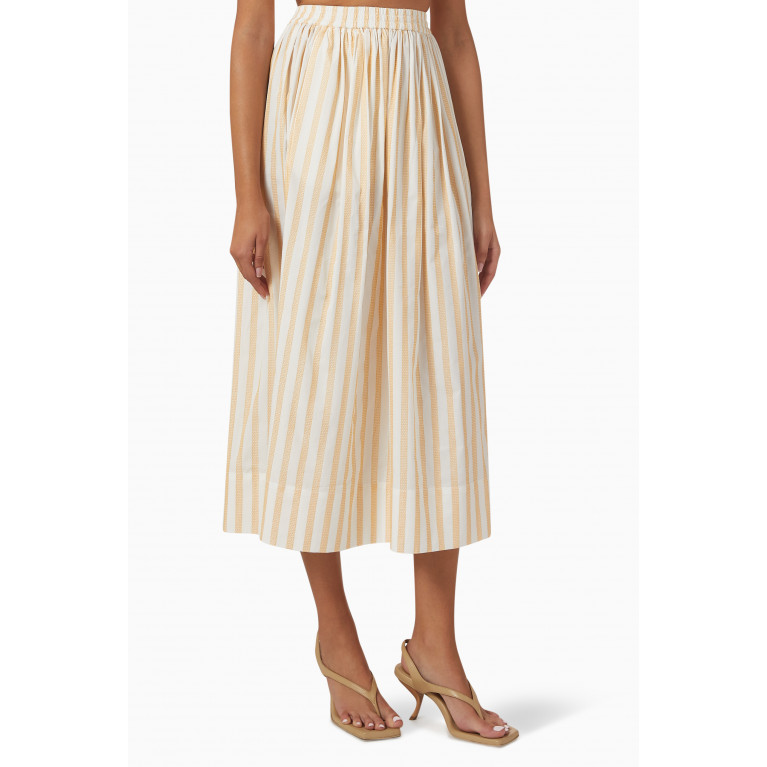 Acler - Maxwell Midi Skirt in Cotton