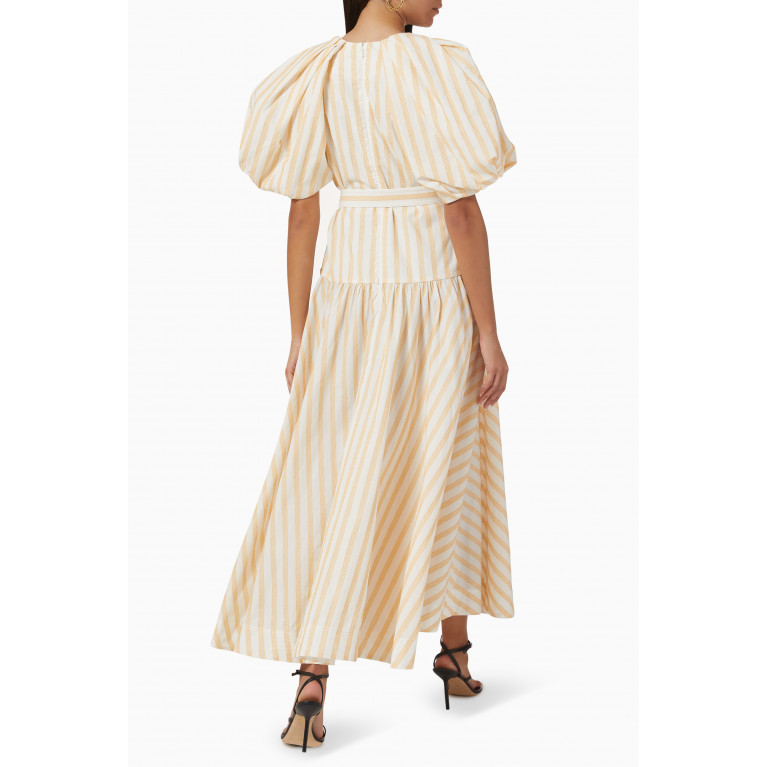 Acler - Warner Flared Midi Dress in Cotton