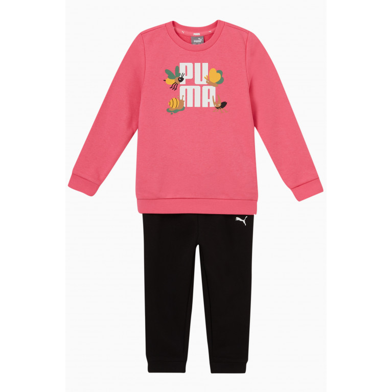 Puma - Small World Tracksuit Set in French Terry
