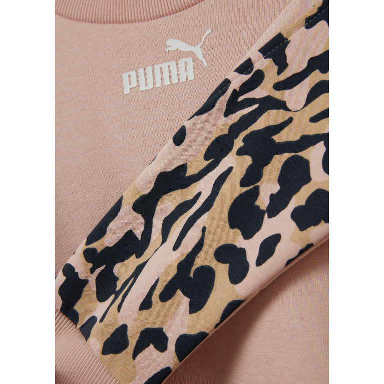 Puma - Alpha Crewneck Sweatshirt in Cotton Terry