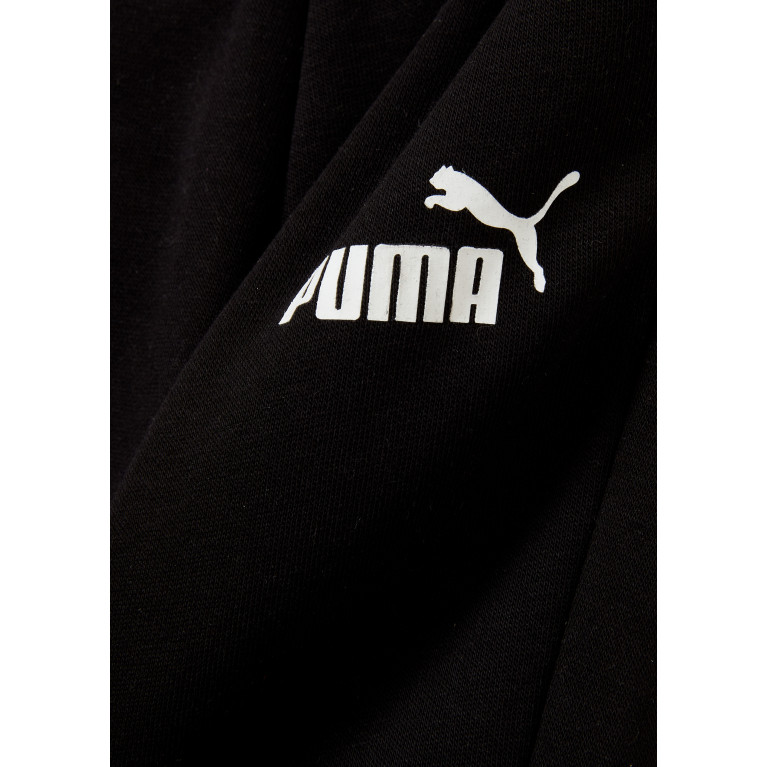 Puma - Alpha Cropped Pants in Cotton-blend Fleece