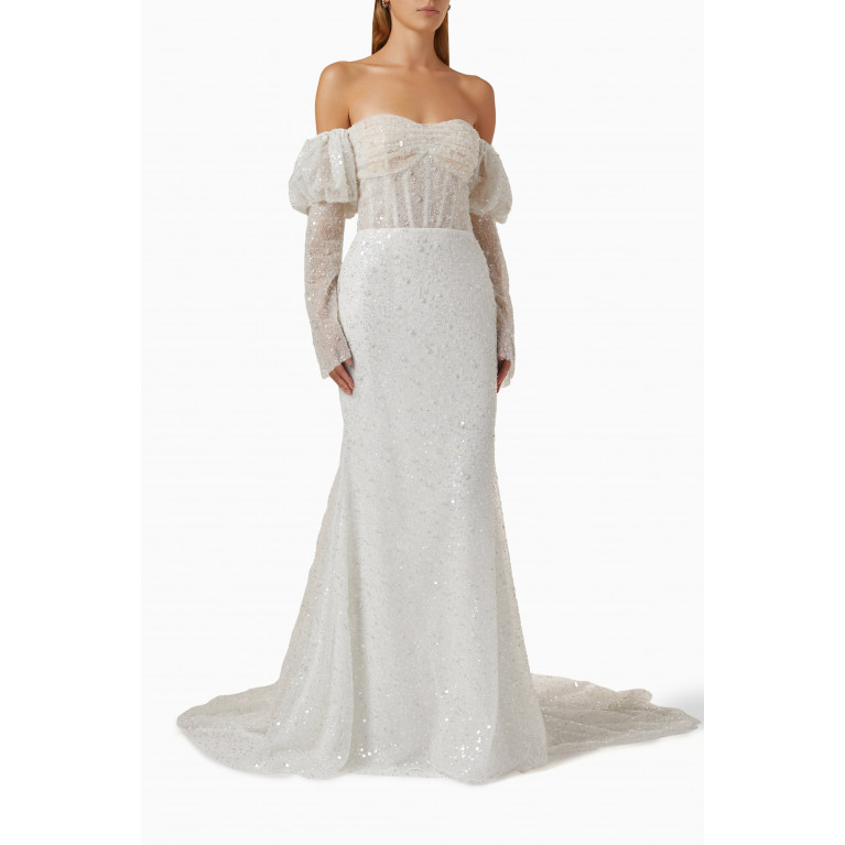 Vera Wang - Lys Gown in Beaded Tulle