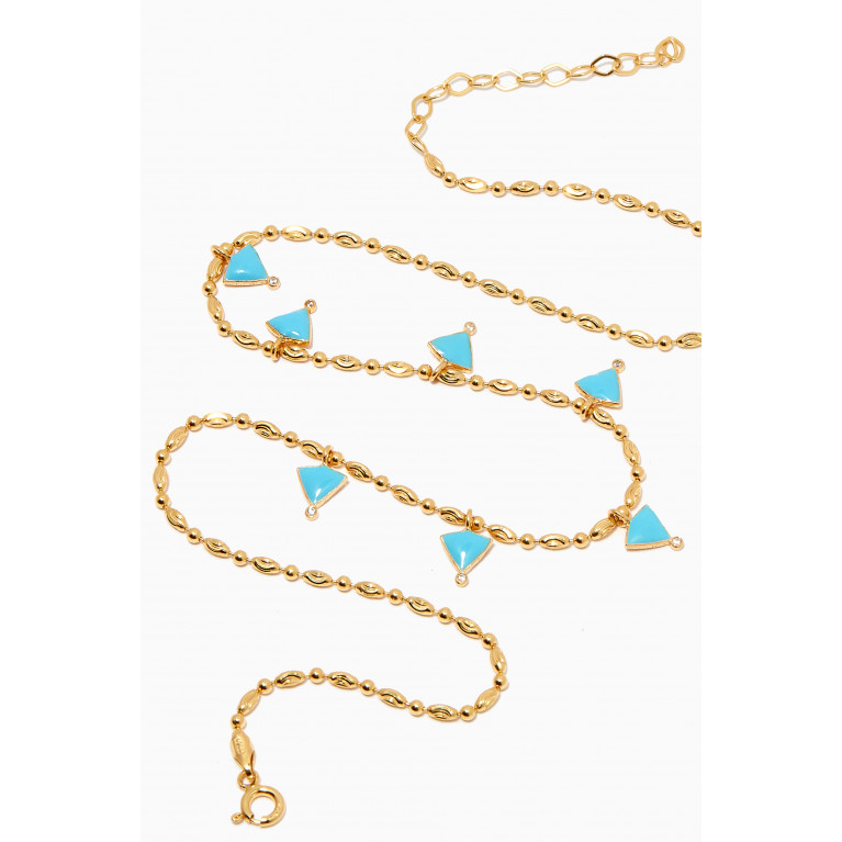 MER"S - Hello Sunny Necklace in 24kt Gold-plated Sterling Silver