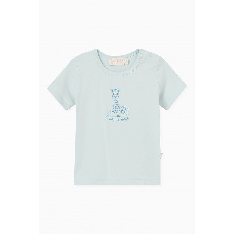 Sophie La Girafe - Logo Print T-Shirt in Jersey
