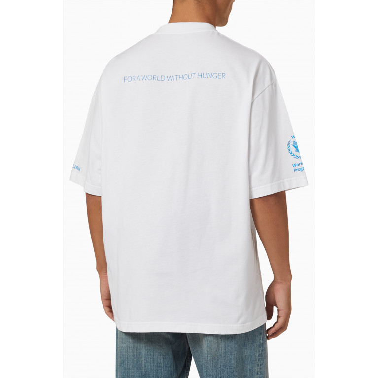 Balenciaga - Logo T-shirt in Organic Cotton Jersey
