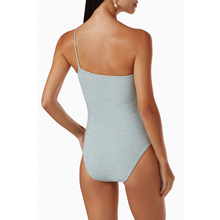 Good American - Sparkle Hot Shoulder One-piece Swimsuit