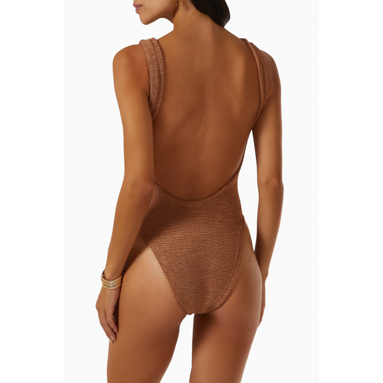 Hunza G - Square Neck One-Piece Swimsuit