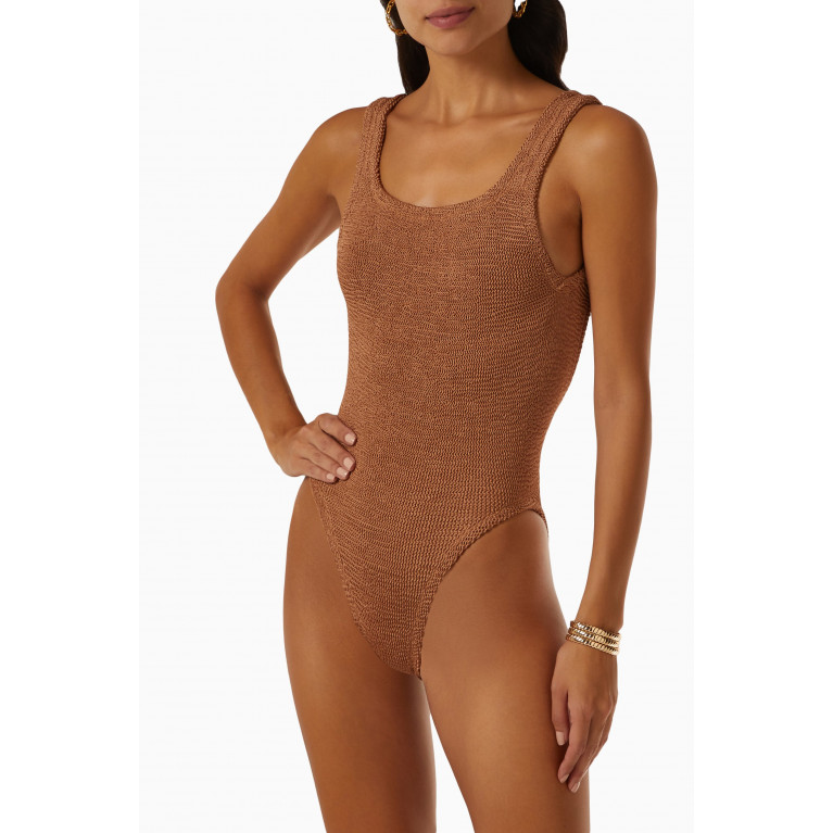 Hunza G - Square Neck One-Piece Swimsuit