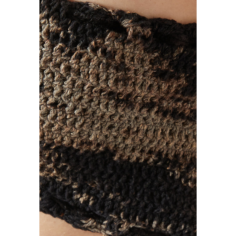 Alix Pinho - Paradise Halter Crochet Crop Top in Cotton