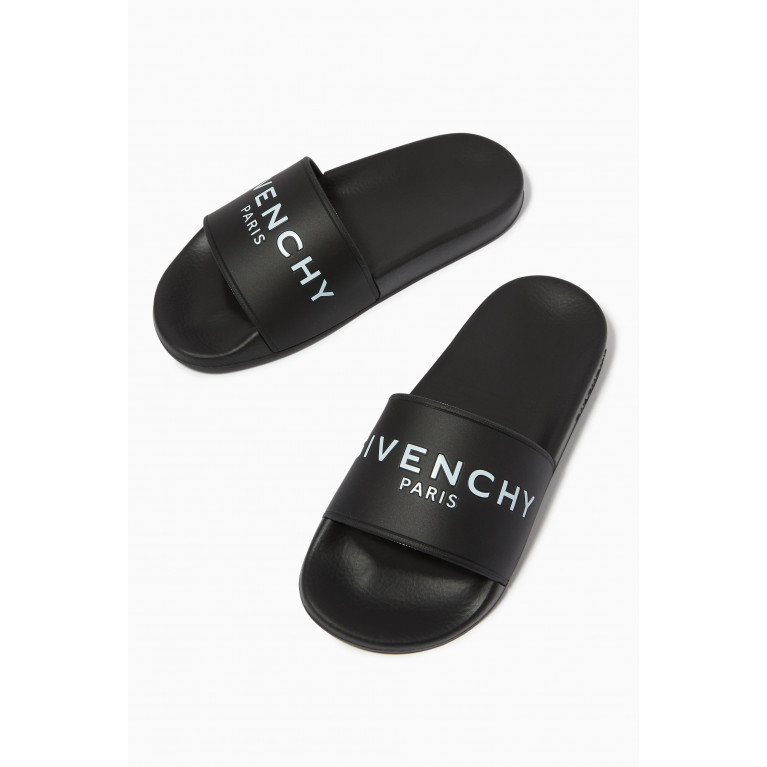 Givenchy - Logo Slides in Rubber