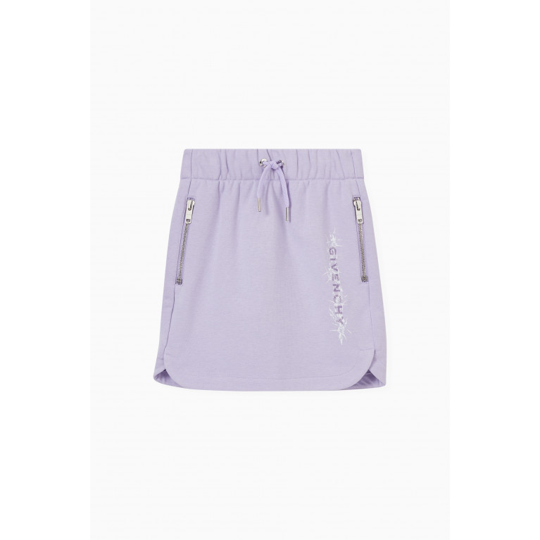 Givenchy - Logo Skirt in Cotton & Polyester