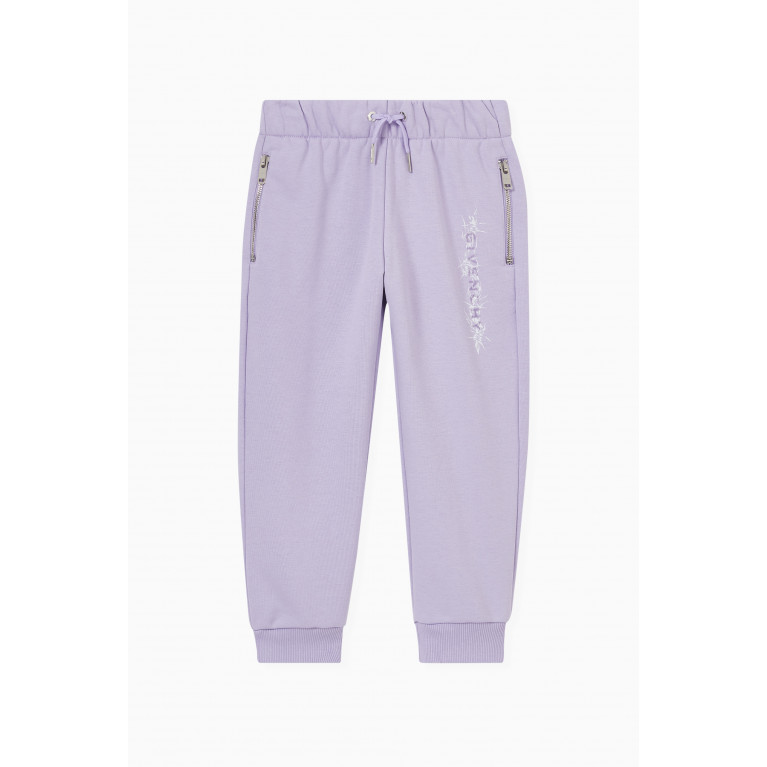 Givenchy - Barbed Wire Logo Sweatpants in Cotton & Polyester