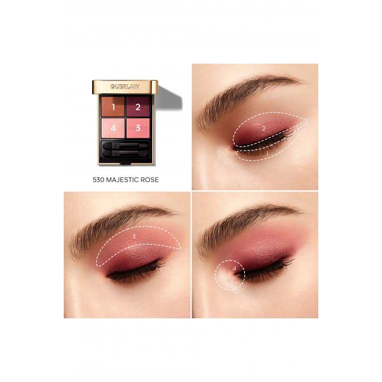 Guerlain - 530 Majestic Rose Ombres G Eyeshadow Quad, 6g