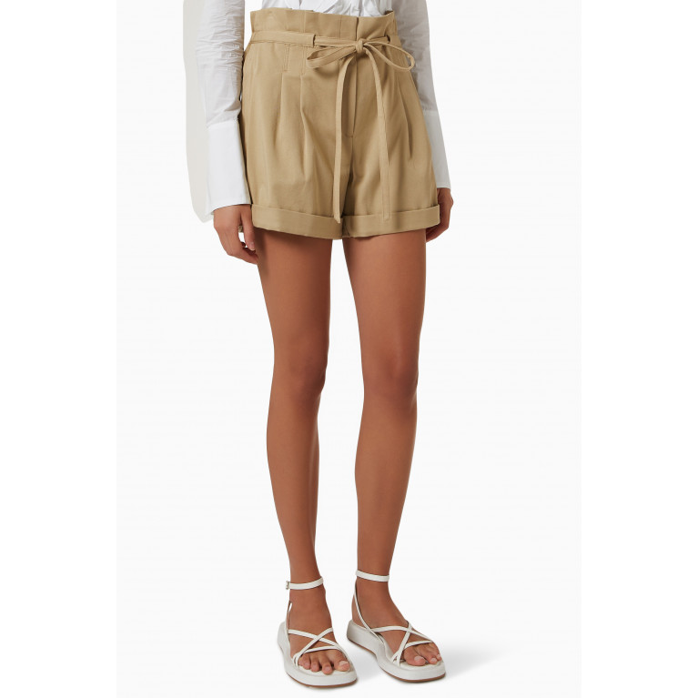 TWP - Peck Shorts in Cotton Twill Brown