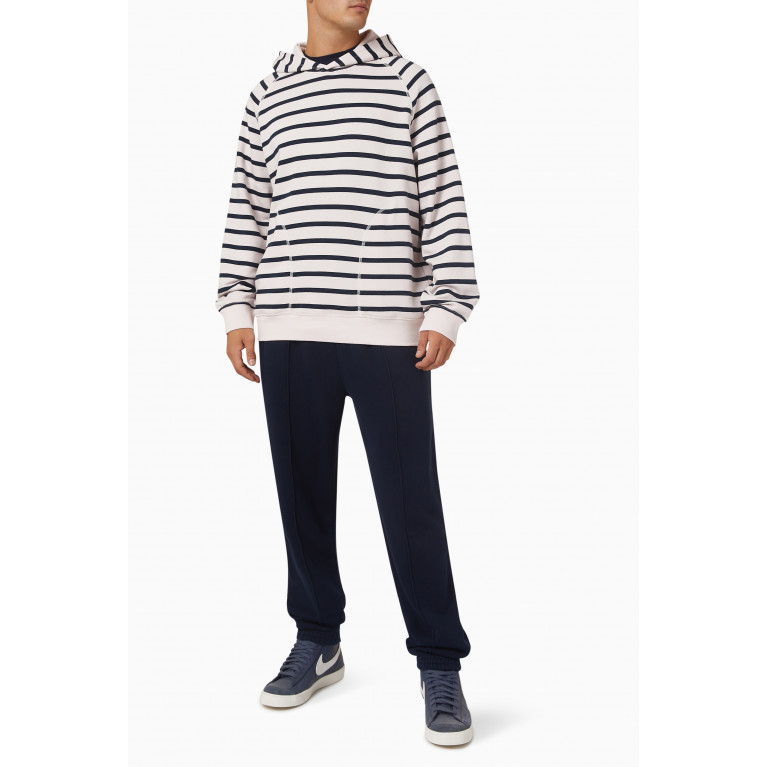 Ninety Percent - Striped Hoodie in Organic Cotton