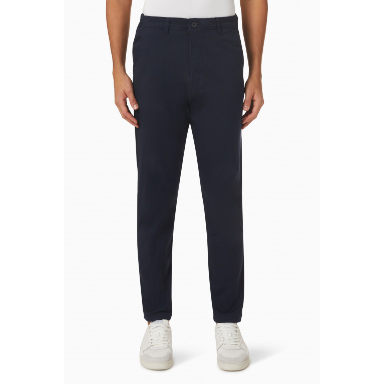 Selected Homme - Tapered Pants in Cotton Blue