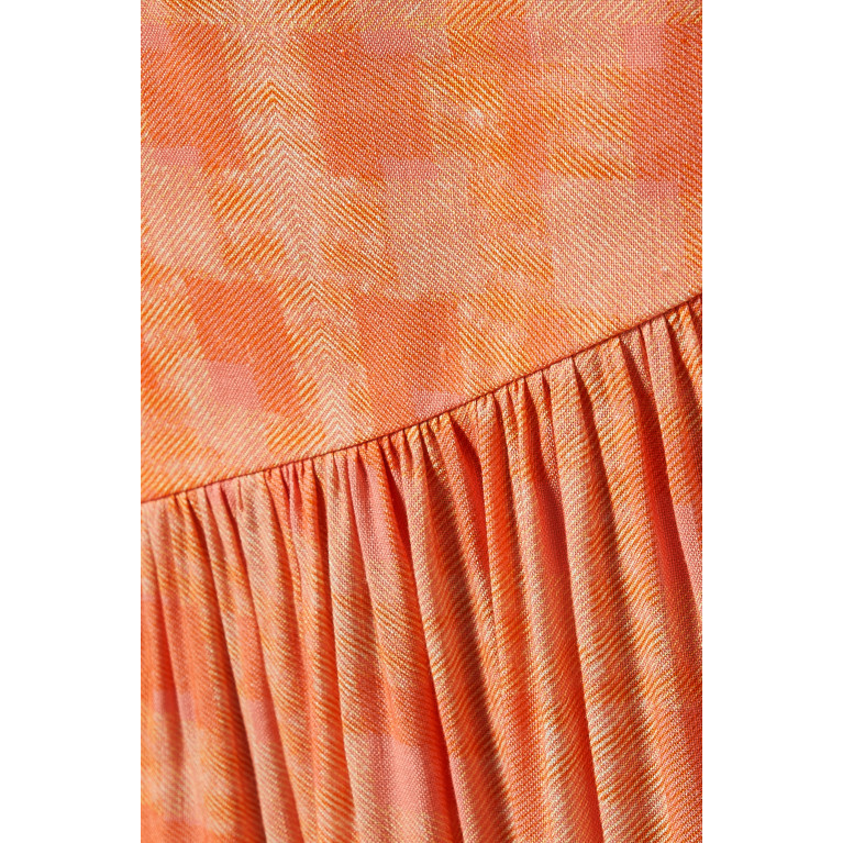 Significant Other - Carina Maxi Skirt in Linen & Viscose Pink