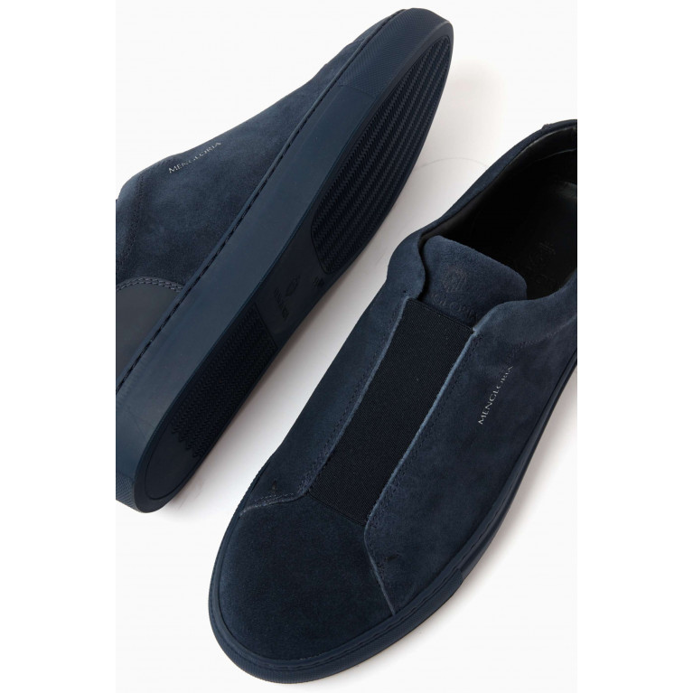 Mengloria - Capri Sneakers in Leather Blue