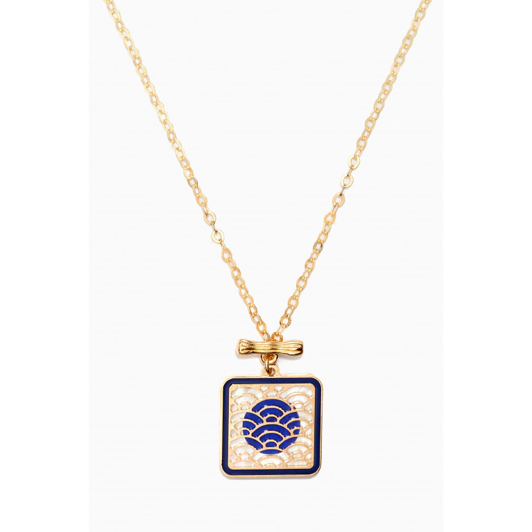 Damas - Amelia Tokyo Double Sided Necklace in 18kt Yellow Gold