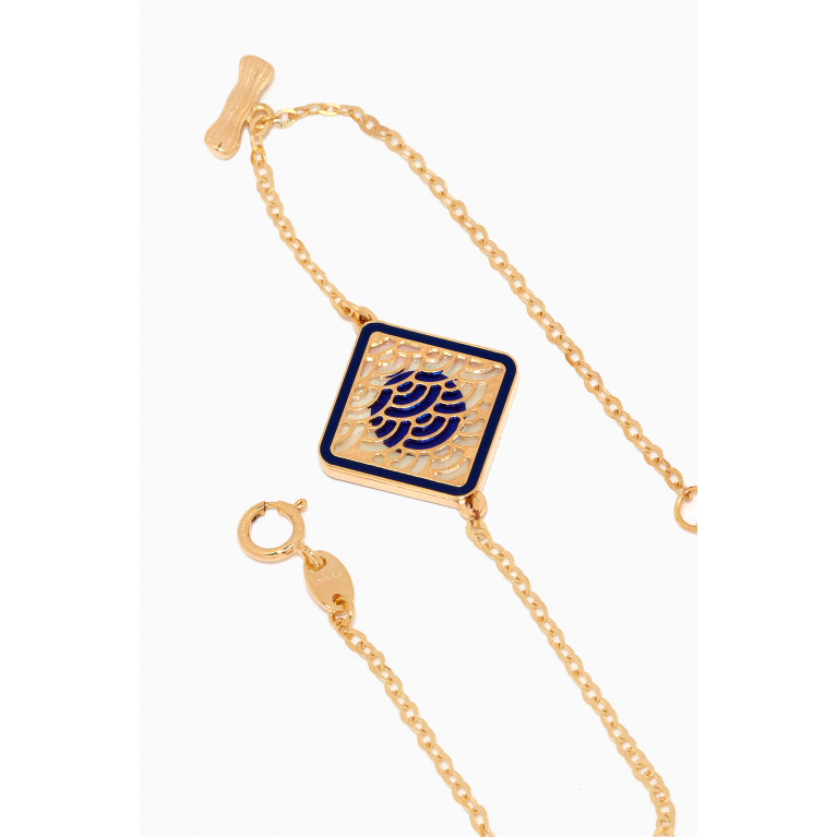 Damas - Amelia Tokyo Double Sided Bracelet in 18kt Yellow Gold