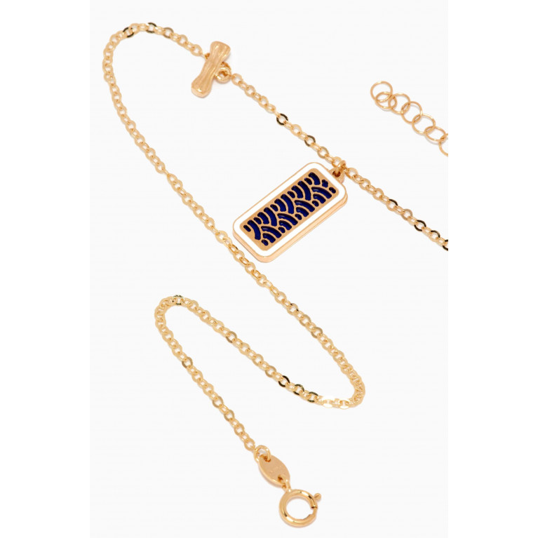 Damas - Amelia Tokyo Double Sided Anklet in 18kt Yellow Gold